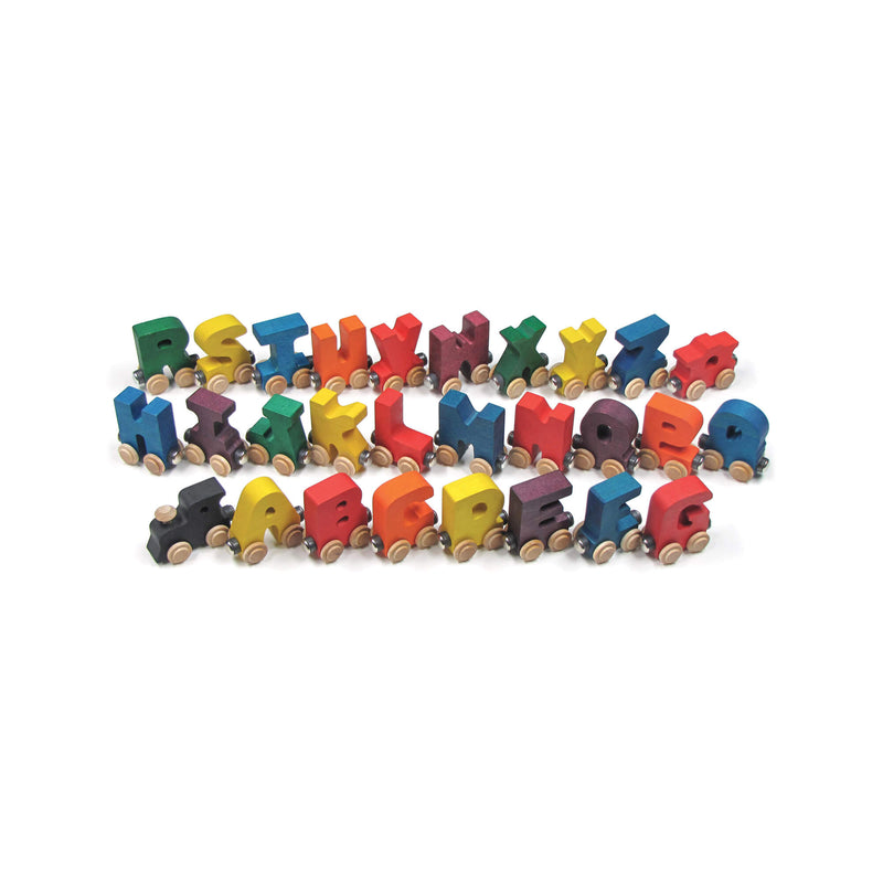 NameTrains Bright 28pc A-Z + Engine & Caboose