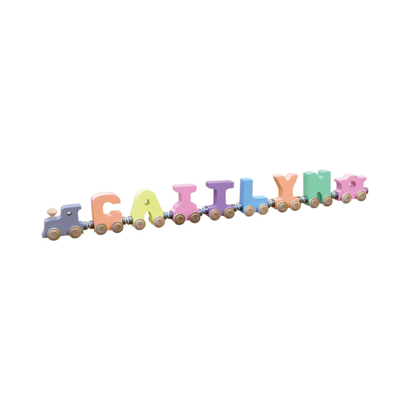 NameTrains Pastel Letters Name