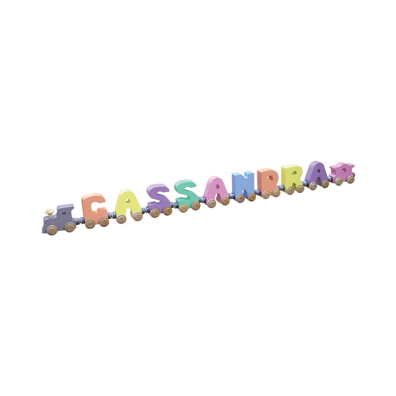 NameTrains Pastel Letters Name