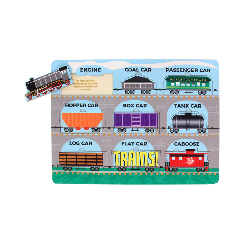 Lift & Learn Trains Puzzle