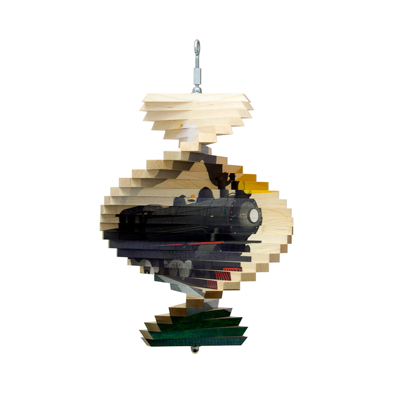 Train Engine Wind Spinner