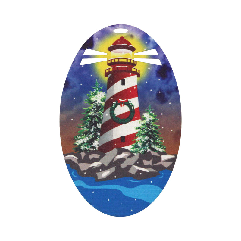 Lighthouse Holiday Ornament